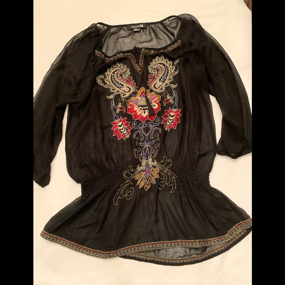 Forever 21 Sheer Top